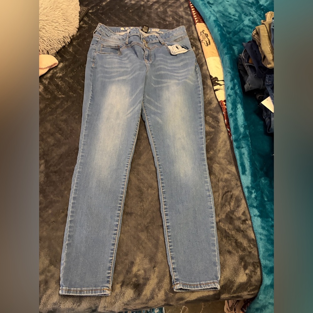 Gentle loved s.o.n.g high rise curvy skinny ankle jeans